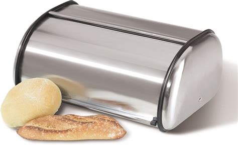 do stainless steel bread boxes work|brushed stainless steel bread box.